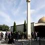 The Al Noor mosque in Christchurch as it reopened following the March 15 mass shooting (Mark Baker/AP)