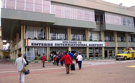   Guests arrive at Entebbe International Airport 