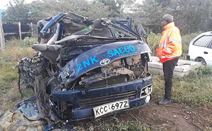 Six killed in Kinungi road crash